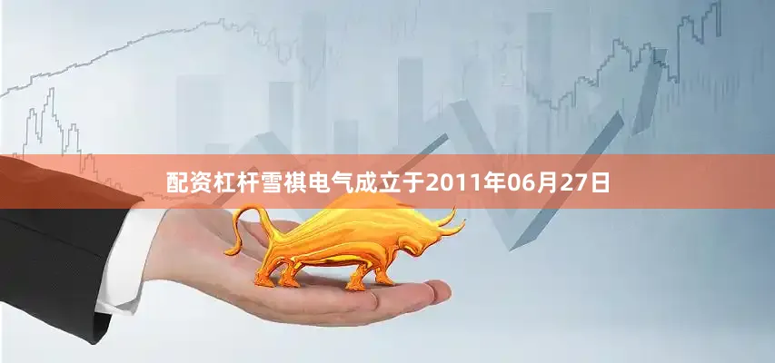 配资杠杆雪祺电气成立于2011年06月27日